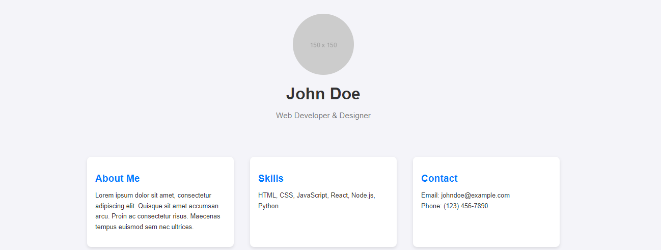 How To Create A HTML Personal Bio Page